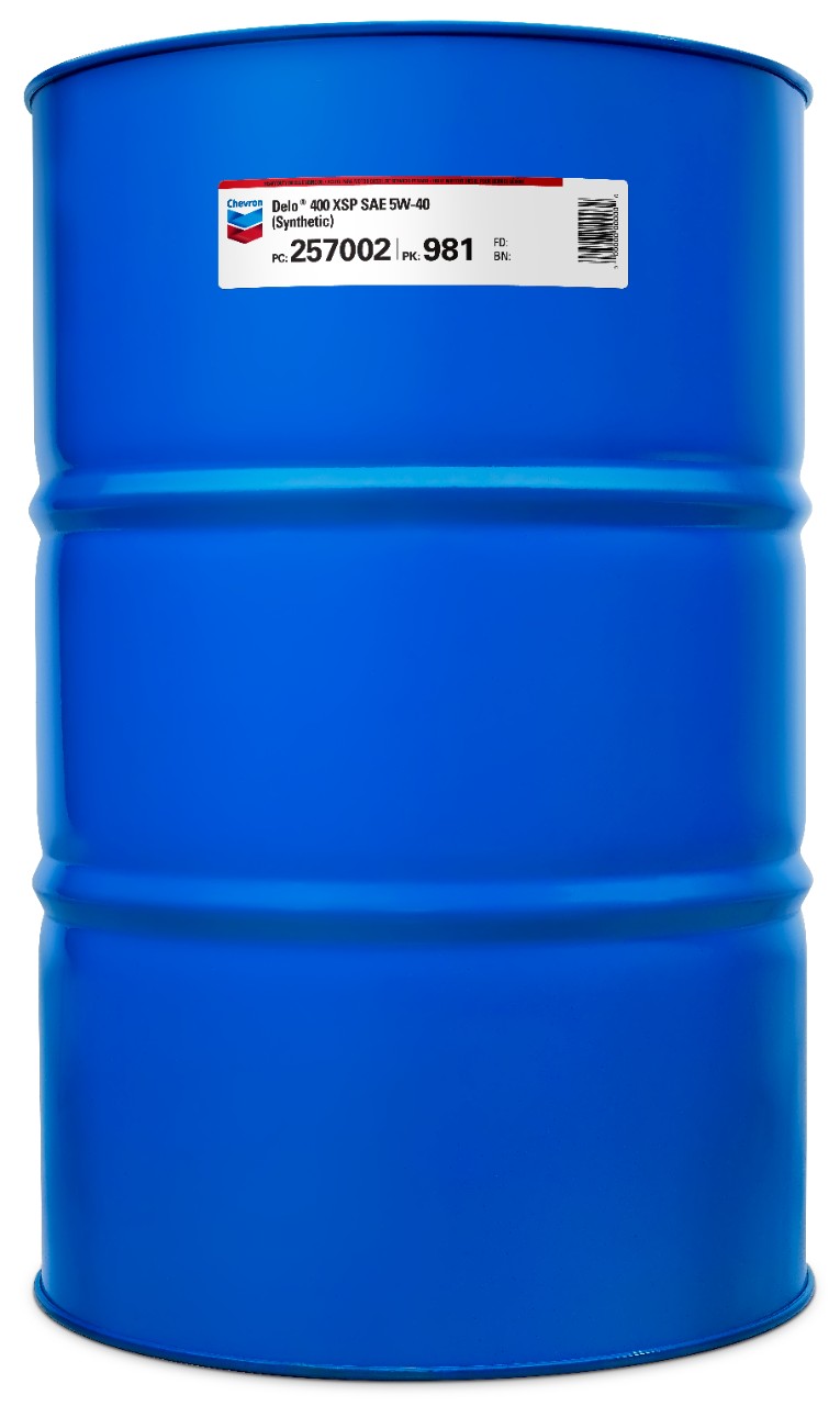 Chevron Delo 400 XSP SAE 5W-40 (Synthetic)   -  | Container: 55 Gallon Drum | Shipped as: 1 X 55 Gallon Drum - Commercial Engine Oils